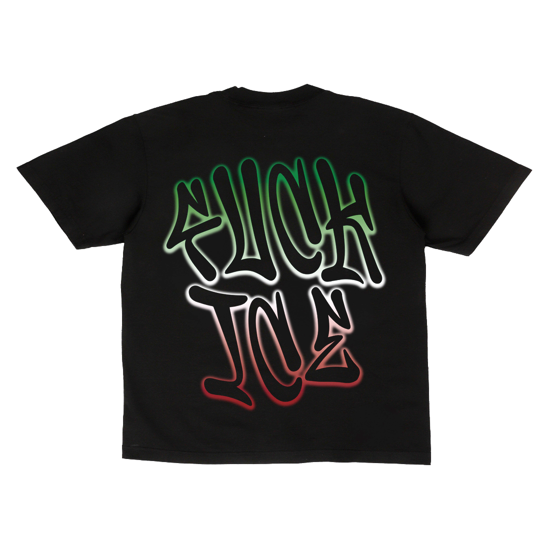 No Raids No Fear Black Tee
